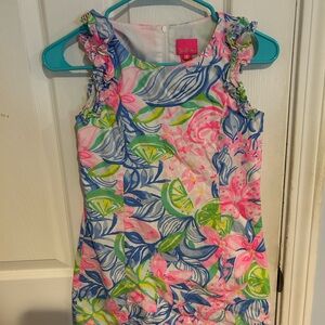 Lilly Pulitzer Pink and Blue Floral Dress